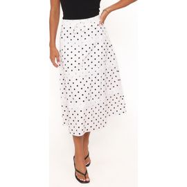 Petal & Pup Petal & Pup Lucia Tiered Midi Skirt