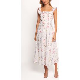 Petal & Pup Petal & Pup Lucille Floral Print Midi Dress