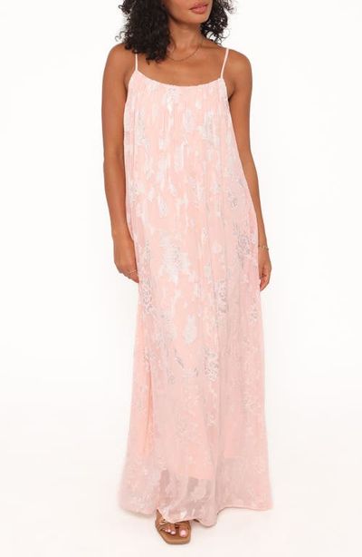 Petal & Pup Petal & Pup Lumina Metallic Jacquard Maxi Dress