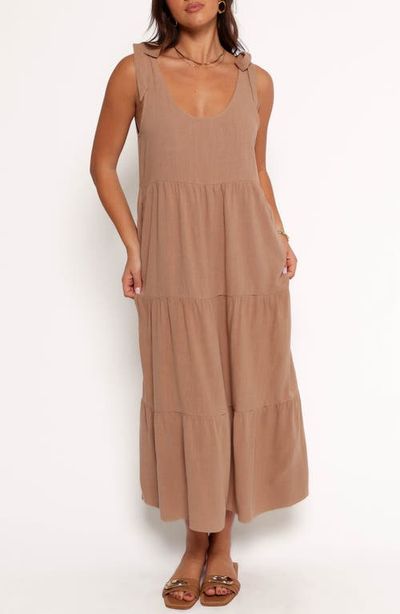 Petal & Pup Petal & Pup Marcy Linen Midi Dress