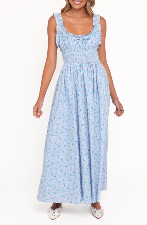Petal & Pup Petal & Pup Marlena Ditsy Floral Smocked Midi Dress