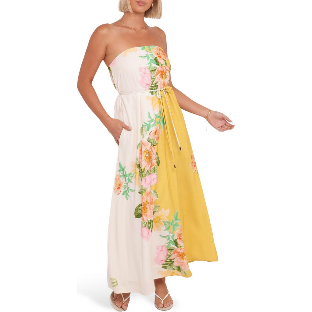 Petal & Pup Petal & Pup Marlia Strapless Maxi Sundress