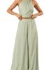 Petal & Pup Petal & Pup Mary Halter Crop Top & Wide Leg Pants - 1