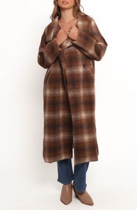 Petal & Pup Petal & Pup Maya Plaid Coat