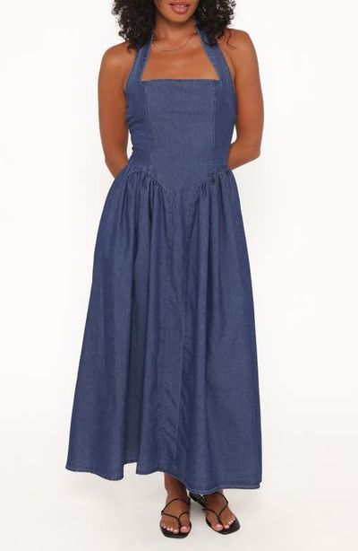 Petal & Pup Petal & Pup Milford Halter Neck Midi Dress