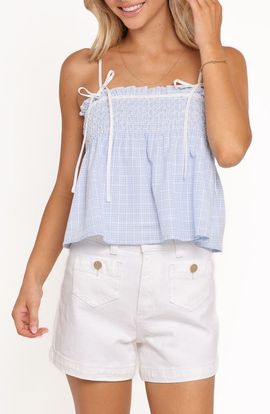 Petal & Pup Petal & Pup Mireille Gingham Babydoll Top