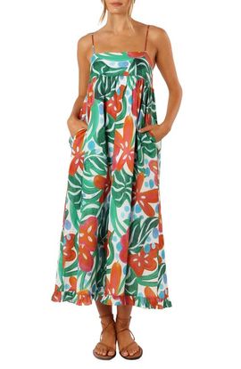 Petal & Pup Petal & Pup Miuccia Floral Cotton Maxi Sundress