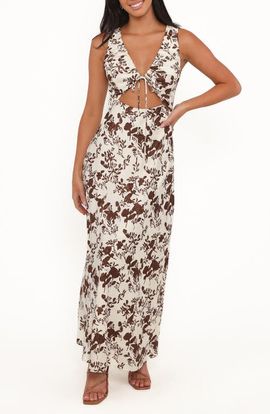 Petal & Pup Petal & Pup Noemi Floral Print Maxi Dress