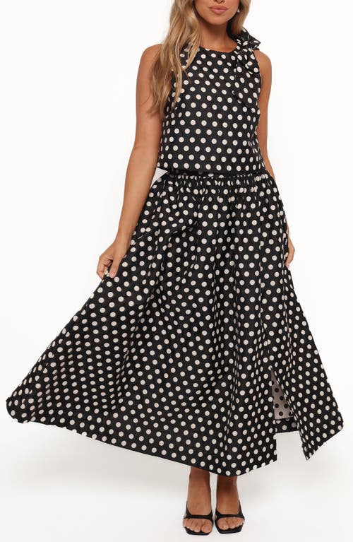 Petal & Pup Petal & Pup Rhea Polka Dot Sleeveless Top & Maxi Skirt