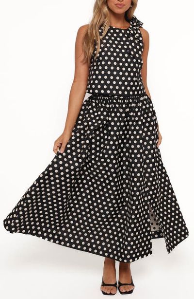 Petal & Pup Petal & Pup Rhea Polka Dot Sleeveless Top & Maxi Skirt