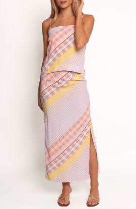 Petal & Pup Petal & Pup Riven Mixed Print Camisole & Maxi Skirt Set