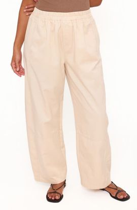 Petal & Pup Petal & Pup Sasha Pull-On High Waist Barrel Pants