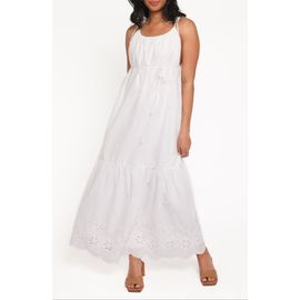 Petal & Pup Petal & Pup Sharlice Eyelet Cotton Maxi Dress
