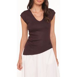 Petal & Pup Petal & Pup Side Ruched Knit Top