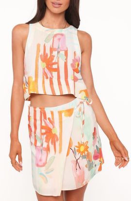 Petal & Pup Petal & Pup Siena Sleeveless Boxy Crop Top