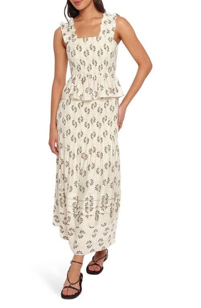 Petal & Pup Petal & Pup Sofia Peplum Top & Tiered Skirt Set