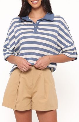 Petal & Pup Petal & Pup Sophia Stripe Rugby Shirt