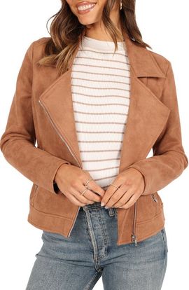 Petal & Pup Petal & Pup Spencer Faux Suede Jacket