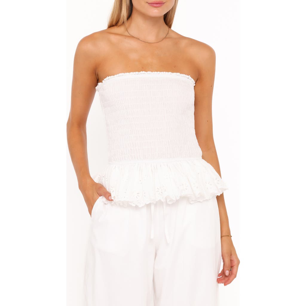 Petal & Pup Petal & Pup Stori Shirred Cotton Top