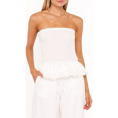 Petal & Pup Petal & Pup Stori Shirred Cotton Top
