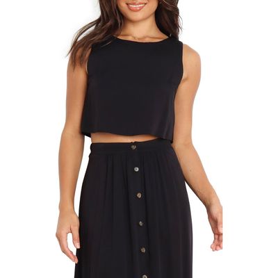 Petal & Pup Petal & Pup Sutton Sleeveless Crop Top