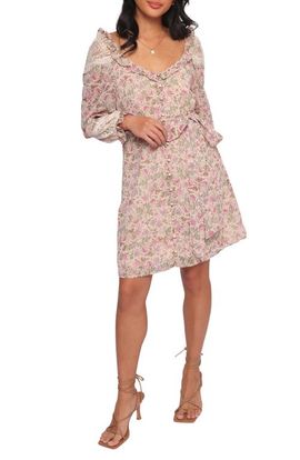 Petal & Pup Petal & Pup Sylvia Print Long Sleeve Minidress