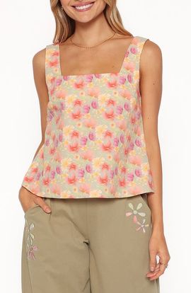 Petal & Pup Petal & Pup Talyn Button Back Top
