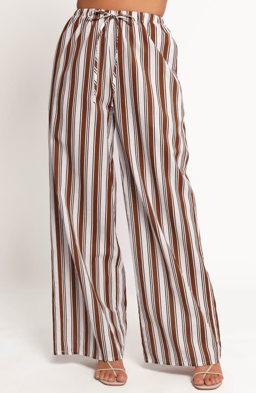 Petal & Pup Petal & Pup Thalia Stripe Cotton & Linen Wide Leg Pants