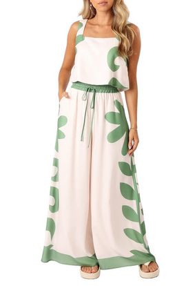 Petal & Pup Petal & Pup Timothy Linen Blend Square Neck Top & Wide Leg Pants