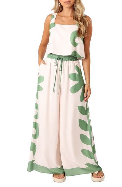 Petal & Pup Petal & Pup Timothy Linen Blend Square Neck Top & Wide Leg Pants
