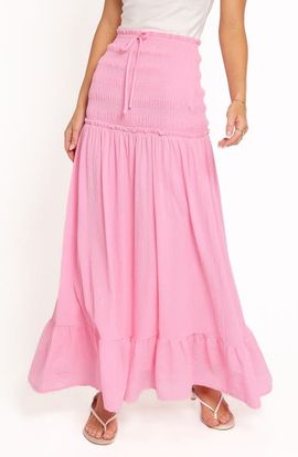 Petal & Pup Petal & Pup Valerie Drop Waist Maxi Skirt