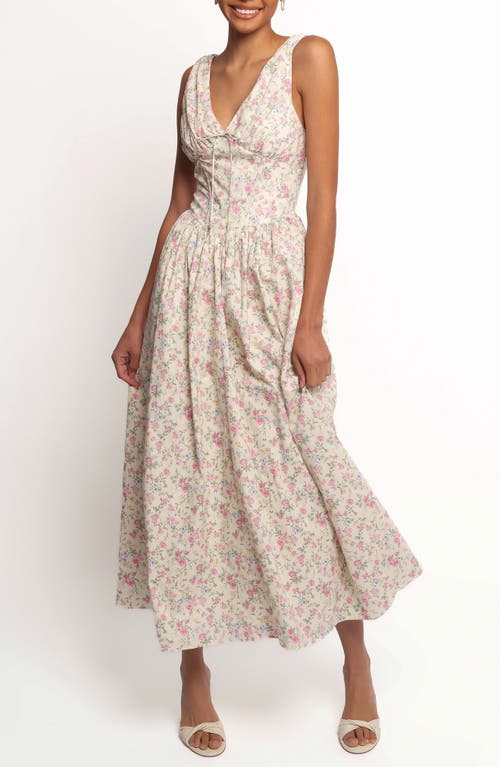 Petal & Pup Petal & Pup Veda Floral Print Sleeveless Maxi Dress