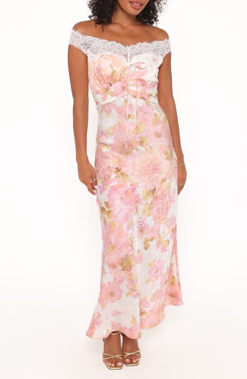 Petal & Pup Petal & Pup Voss Lace Off the Shoulder Maxi Dress