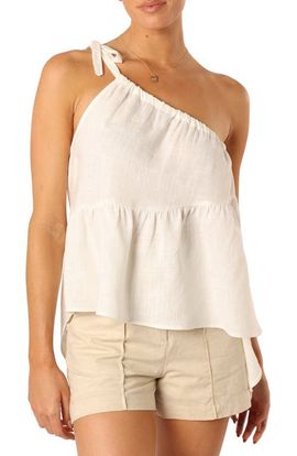 Petal & Pup Petal & Pup Wanda One-Shoulder Woven Top
