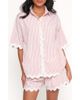 Petal & Pup Petal & Pup Wilson Rickrack Trim Shirt & Shorts Set - 1