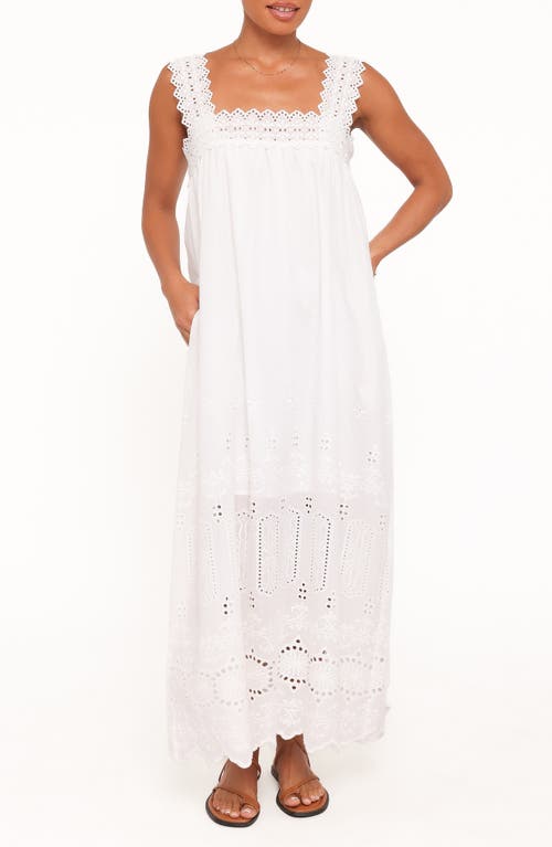 Petal & Pup Petal & Pup Winora Eyelet Cotton Midi Dress