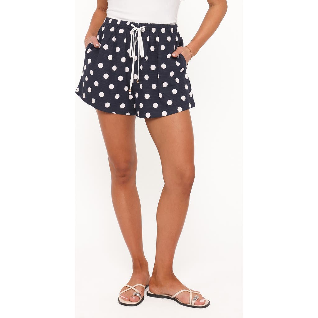 Petal & Pup Petal & Pup Wren Polka Dot Print Cotton Blend Shorts
