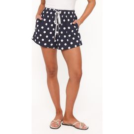 Petal & Pup Petal & Pup Wren Polka Dot Print Cotton Blend Shorts