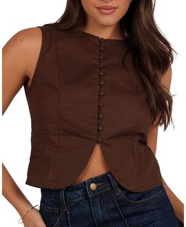 Petal And Pup Petal and Pup Daniella Linen Vest
