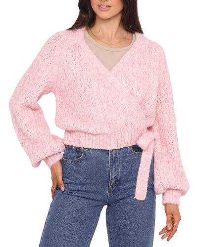 Petal And Pup Petal and Pup Etta Ballet Wrap Knit Sweater