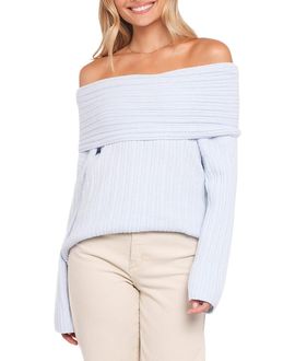 Petal And Pup Petal and Pup Kenny Off Shoulder Knit Sweater