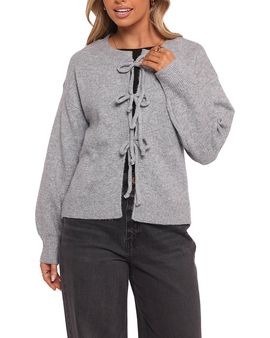 Petal And Pup Petal and Pup Neri Bow Tie Front Cardigan