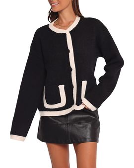 Petal And Pup Petal and Pup Orabelle Contrast Hem Cardigan