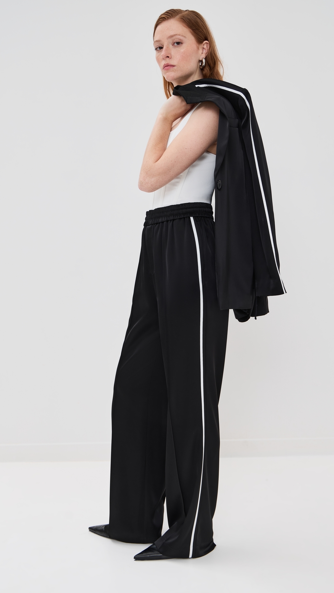 【Peter Do】 Straight Leg Pants Black 42 PETER DO Woven straight-leg pants | THE OUTNET
