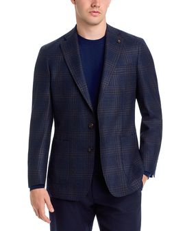 Peter Millar Peter Millar Collins Plaid Wool Blend Tailored Fit Jacket