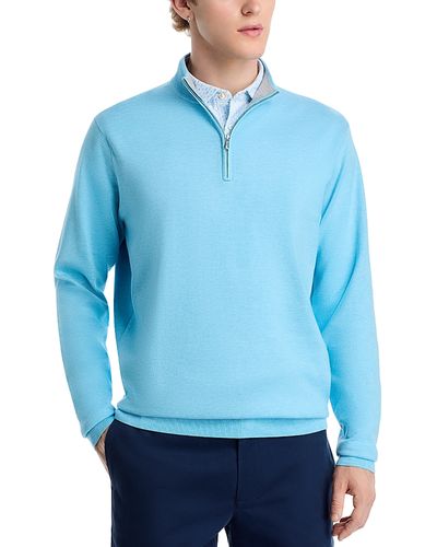 Peter Millar Peter Millar Crown Coolspun Cotton Quarter Zip Sweater