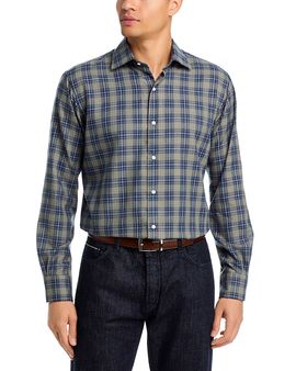 Peter Millar Peter Millar Dean Performance Flannel Classic Fit Sport Shirt