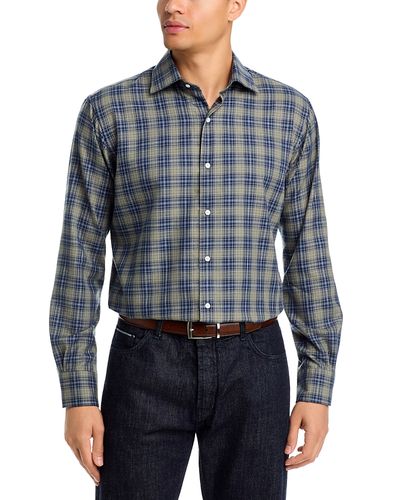 Peter Millar Peter Millar Dean Performance Flannel Classic Fit Sport Shirt