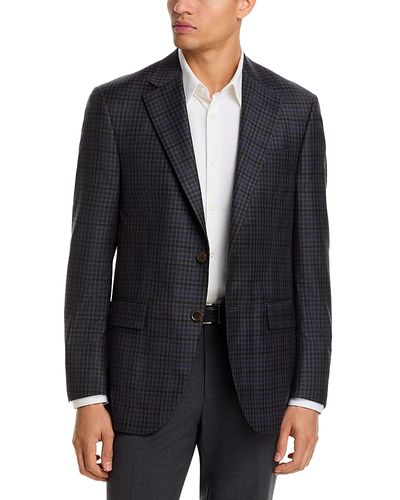 Peter Millar Peter Millar Flynn Check Windowpane Wool Regular Fit Sportscoat