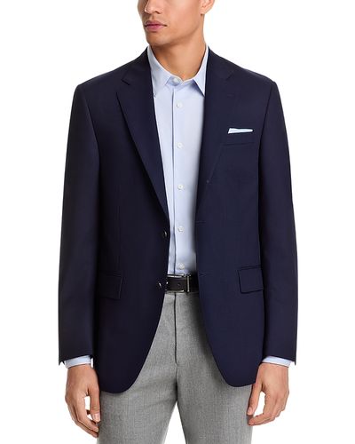 Peter Millar Peter Millar Flynn Textured Solid Wool Classic Fit Sportcoat